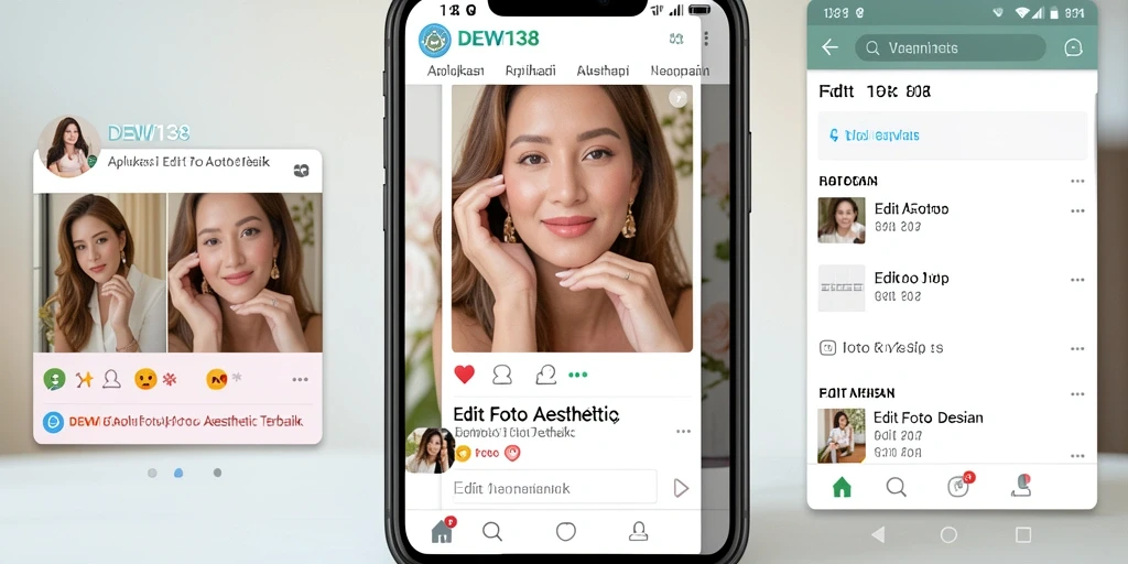 Antarmuka pengguna DEWI138 yang elegan dan penuh fitur.