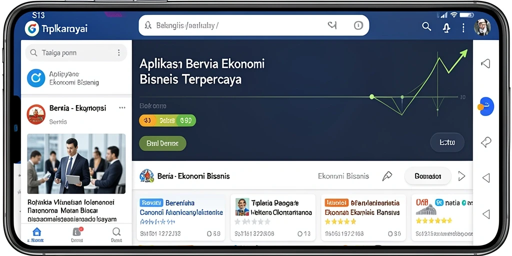 Tampilan antarmuka S13 yang informatif dan menarik.