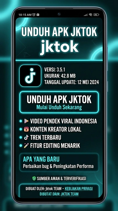 Panduan Unduh dan Instal APK jktok untuk Android