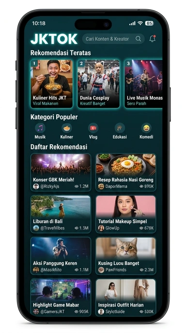 jktok – Aplikasi Populer dan Kanal Uji Terpercaya di Indonesia