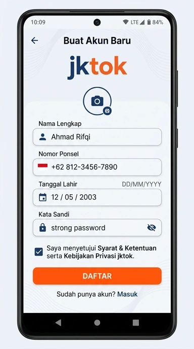 Panduan Lengkap Buat Akun Baru jktok