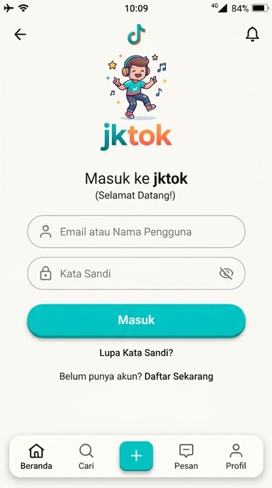 Cara Masuk Akun jktok dengan Mudah dan Cepat